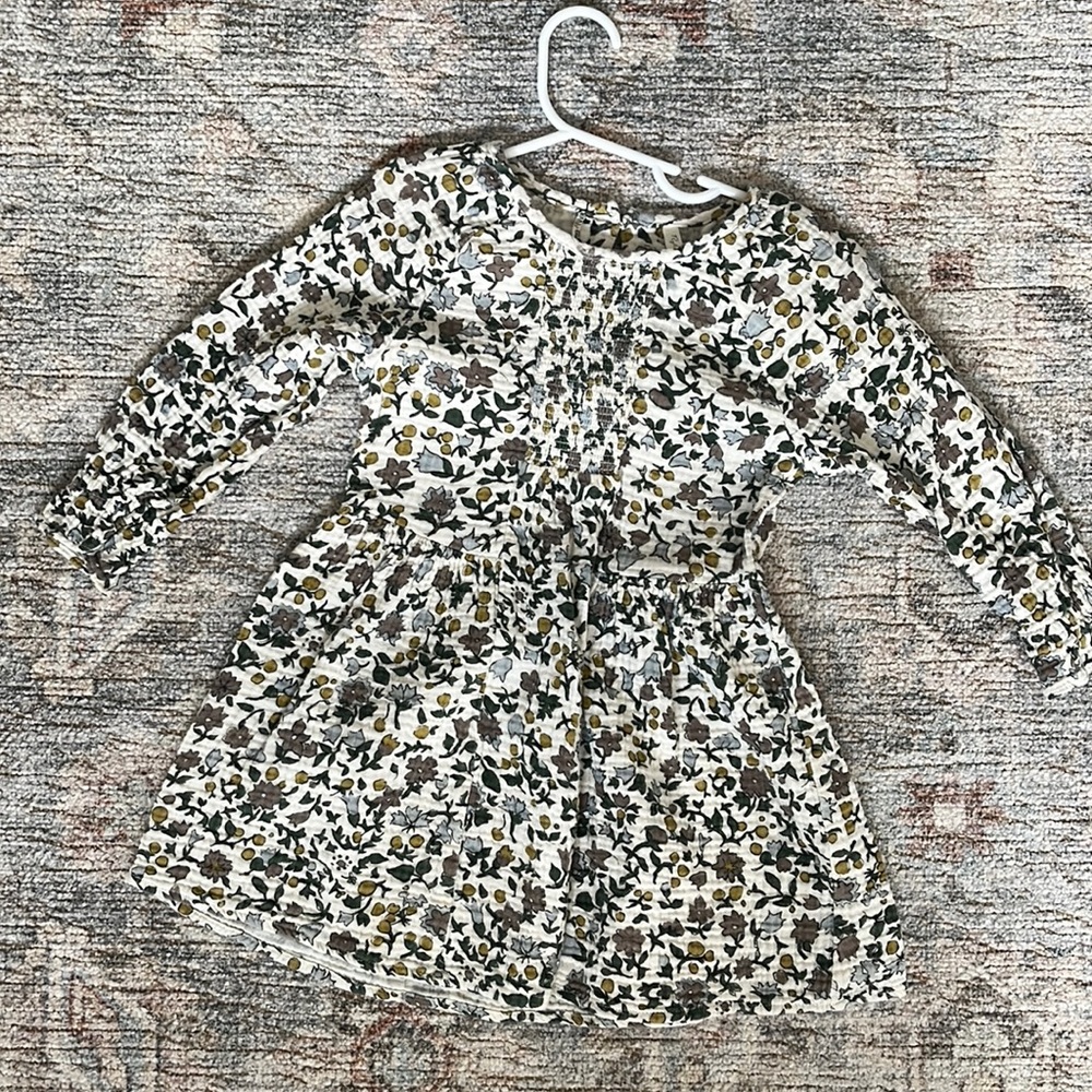 Dress, beautiful floral fall friendly print.